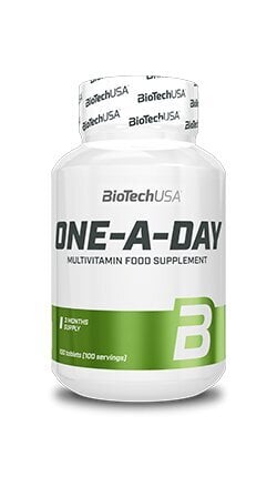 Maisto papildas Biotech One A Day 100 tab. цена и информация | Vitaminai | pigu.lt