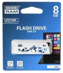 Atmintinė Goodram Flashdrive Cl!ck 8GB USB 2.0 kaina ir informacija | USB laikmenos | pigu.lt