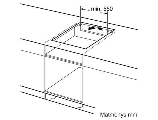 Bosch PIE611BB1E kaina ir informacija | Kaitlentės | pigu.lt