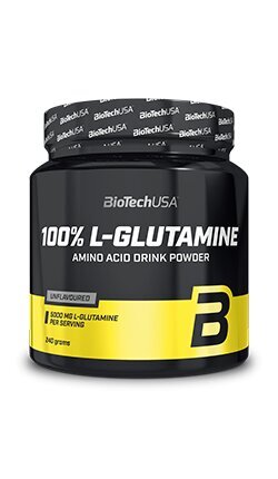 Biotech 100% L-Glutamine 500 g. цена и информация | Glutaminas | pigu.lt