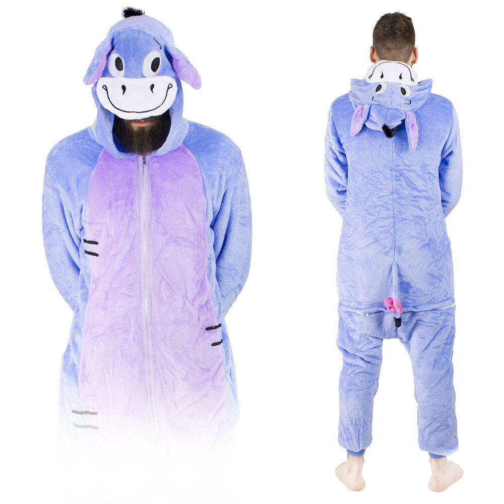 Kostiumas Onesie su asiliuko motyvu, unisex, dydis S kaina ir informacija | Vokeliai, miegmaišiai, pagalvės | pigu.lt