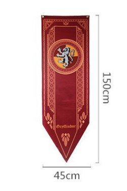 Hario Poterio vimpelis didelis 150*45 cm - Hufflepuff Hufflepuff цена и информация | Užuolaidos | pigu.lt