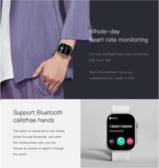 Išmanusis laikrodis su širdies ritmo kraujo deguonies miego fitneso monitoriumi цена и информация | Смарт-часы (smartwatch) | pigu.lt