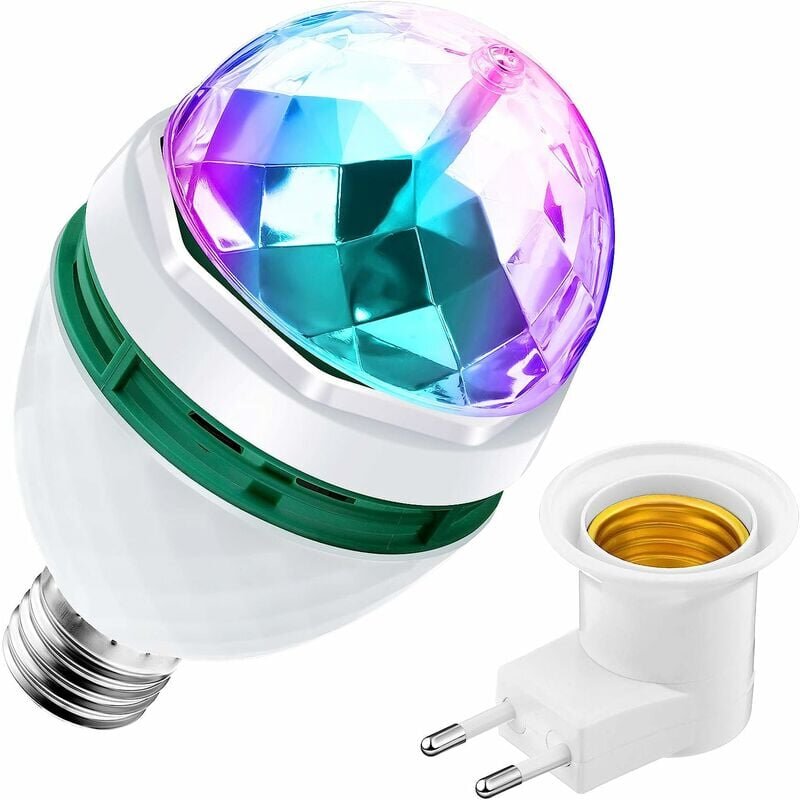 Ampoule de Scène Rotative Ampoule Stroboscopique LED Multicolore kaina ir informacija | Įmontuojami šviestuvai, LED panelės | pigu.lt