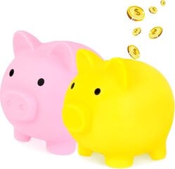 vnt Mielas Piggy Bank mielas plastikinis kiaulių bankas Money Bank Adults Piggy kaina ir informacija | Autochemija | pigu.lt