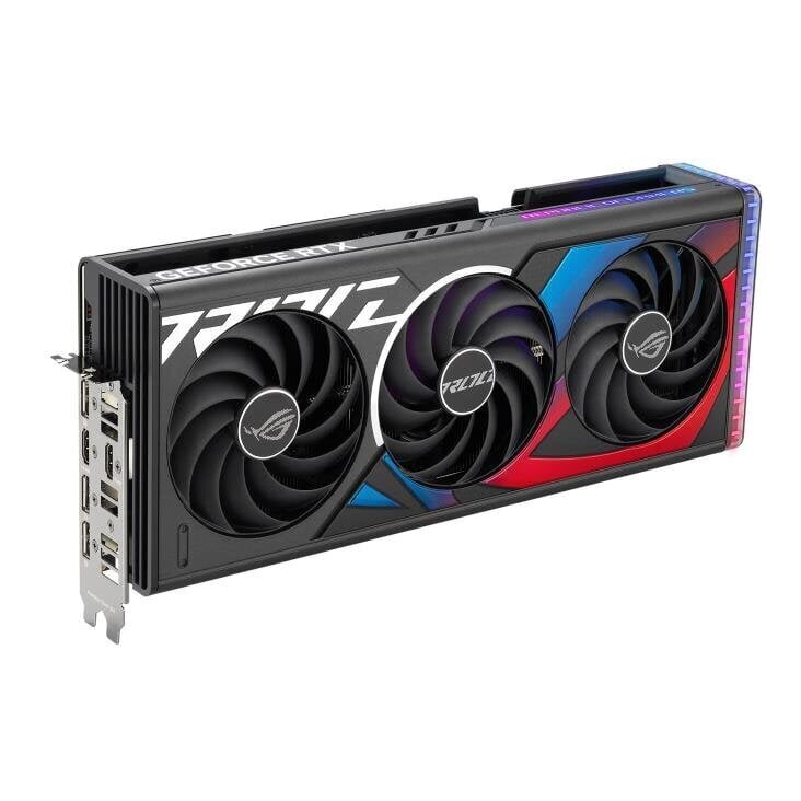 Vaizdo plokštė Asus ROG Strix GeForce RTX 4070 Ti SUPER OC Edition (ROGSTRIXRTX4070TIS-O16GAM) kaina ir informacija | Vaizdo plokštės (GPU) | pigu.lt