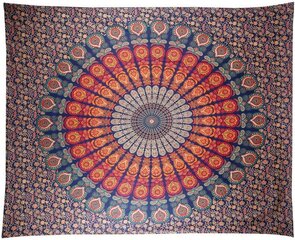 mandala sieninio audinio gobelenai Indian Wall Hanging Hippie цена и информация | Шторы | pigu.lt