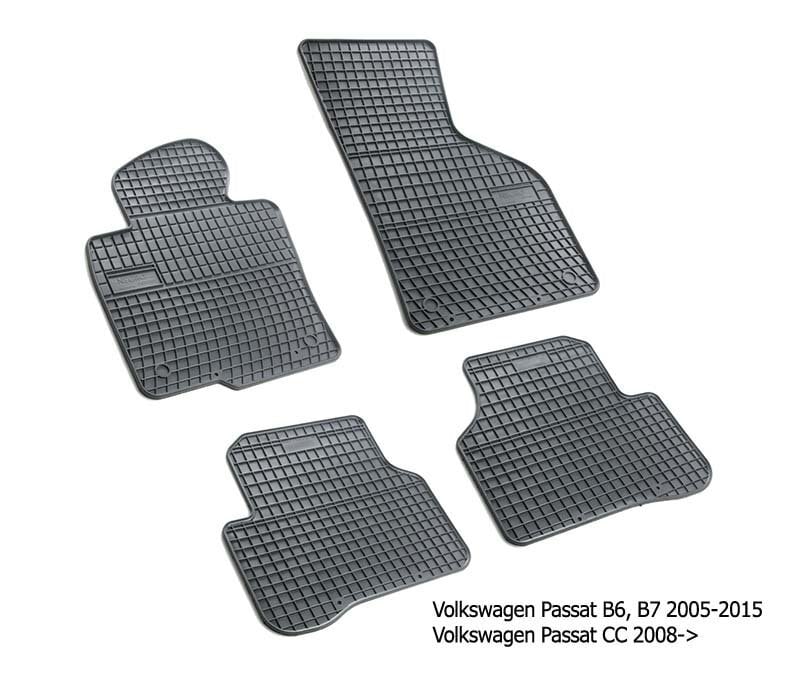 Guminiai kilimėliai Volkswagen Passat B6, B7 2005-2015 kaina ir informacija | Modeliniai guminiai kilimėliai | pigu.lt