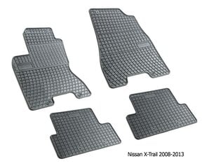 Guminiai kilimėliai NISSAN X-TRAIL II 2008-2013 цена и информация | Модельные резиновые коврики | pigu.lt