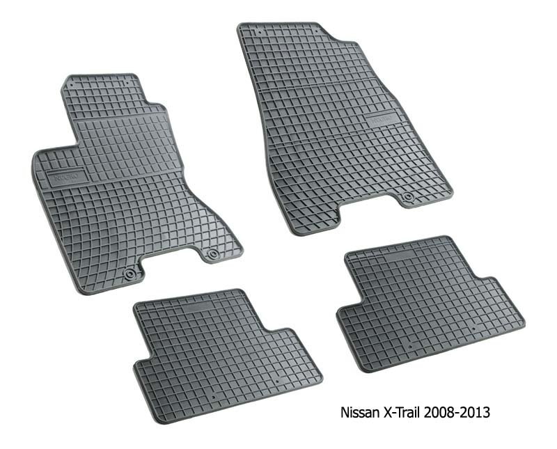 Guminiai kilimėliai NISSAN X-TRAIL II 2008-2013 kaina ir informacija | Modeliniai guminiai kilimėliai | pigu.lt