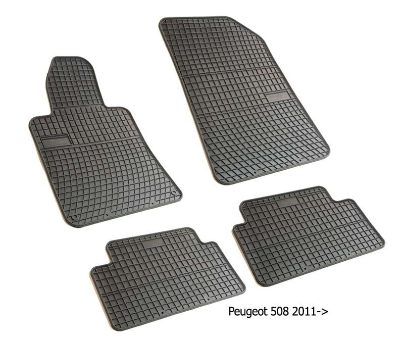 Guminiai kilimėliai PEUGEOT 508 2011-2017 kaina ir informacija | Modeliniai guminiai kilimėliai | pigu.lt