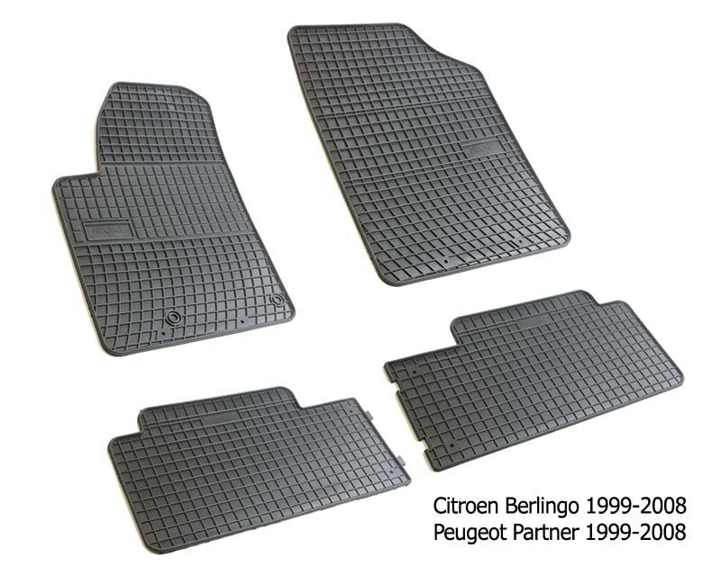 Guminiai kilimėliai CITROEN BERLINGO I/Peugeot Partner 1999-2010 kaina ir informacija | Modeliniai guminiai kilimėliai | pigu.lt