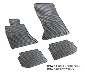 Резиновые коврики BMW F10/F11 series 5 2010-2013 цена и информация | Модельные резиновые коврики | pigu.lt
