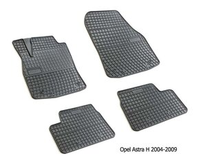 Guminiai kilimėliai Opel Astra III H 2004-2009; /4pc, 0694 цена и информация | Модельные резиновые коврики | pigu.lt