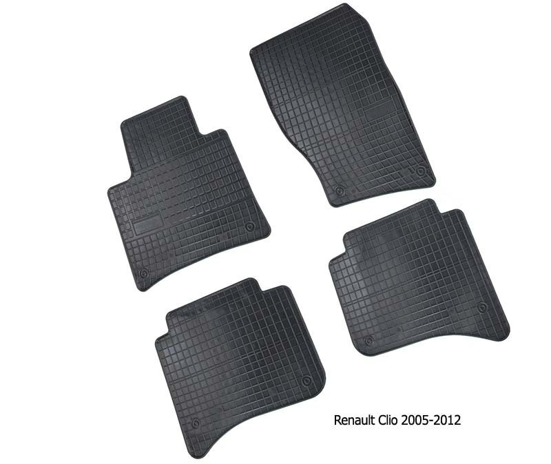 Guminiai kilimėliai RENAULT CLIO III 2005-2012 цена и информация | Modeliniai guminiai kilimėliai | pigu.lt