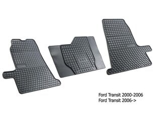 Guminiai kilimėliai FORD TRANSIT VI/VII 2000-2006/2006-2017 цена и информация | Модельные резиновые коврики | pigu.lt