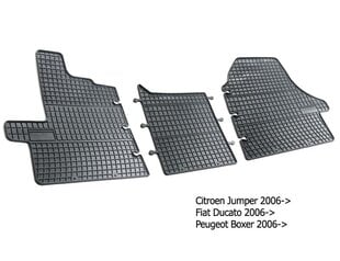 Guminiai kilimėliai CITROEN JUMPER II/FIAT DUCATO/PEUGEOT BOXER 2006-2017 цена и информация | Модельные резиновые коврики | pigu.lt