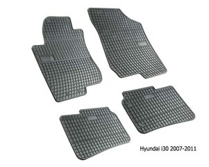 Guminiai kilimėliai Hyundai i30 2007-2012 /4pc, 0423 kaina ir informacija | Modeliniai guminiai kilimėliai | pigu.lt