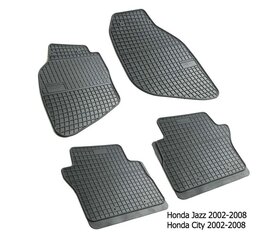 Guminiai kilimėliai HONDA JAZZ II/ CITY 2002-2008 цена и информация | Модельные резиновые коврики | pigu.lt