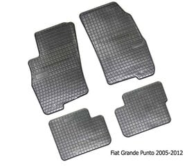 Guminiai kilimėliai FIAT GRANDE PUNTO 2005-2012 цена и информация | Модельные резиновые коврики | pigu.lt
