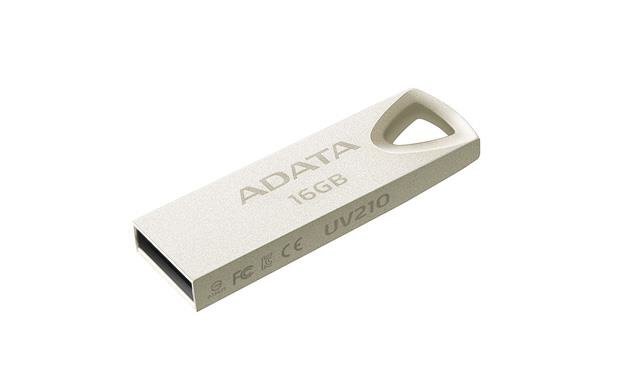 Atmintinė A-data UV210 16GB, USB 2.0, Sidabrinė kaina ir informacija | USB laikmenos | pigu.lt