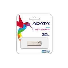 Atmintinė A-data UV210 32GB, USB 2.0, Sidabrinė kaina ir informacija | USB laikmenos | pigu.lt