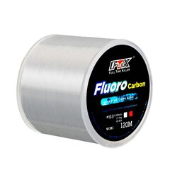 FluoroShield 120M žvejybos lina - balta, 0.60mm-45LB kaina ir informacija | Kiti žvejybos reikmenys | pigu.lt