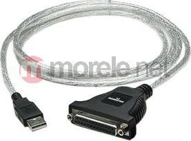 Keitiklis-adapteris Manhattan USB į LPT DB25 Parallel M / F 1.8m kaina ir informacija | Kabeliai ir laidai | pigu.lt