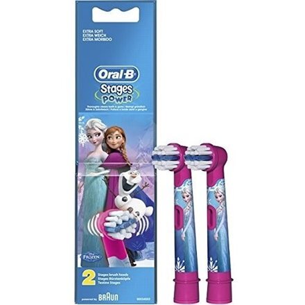 Oral-B EB 10-2 Frozen цена и информация | Elektrinių dantų šepetėlių antgaliai | pigu.lt