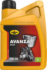 Kroon-Oil Avanza MSP 0W-30 синтетическое масло, 1 л цена и информация | Моторные масла | pigu.lt