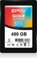 Silicon Power SLIM S55 480GB SATA3 (SP480GBSS3S55S25) kaina ir informacija | Vidiniai kietieji diskai (HDD, SSD, Hybrid) | pigu.lt