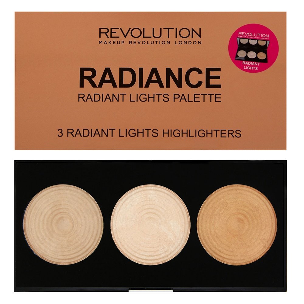 Spindesį suteikiančių priemonių paletė Makeup Revolution London Highlighter 15 g kaina ir informacija | Bronzantai, skaistalai | pigu.lt