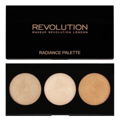 Spindesį suteikiančių priemonių paletė Makeup Revolution London Highlighter 15 g цена и информация | Бронзеры (бронзаторы), румяна | pigu.lt