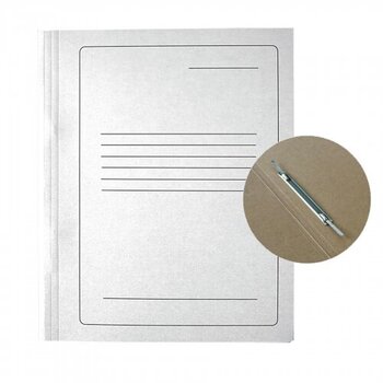 Kартонная папка A4, белая цена и информация | Канцелярские товары | pigu.lt