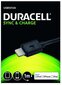 Laidas Duracell USB-Lightning, 1m цена и информация | Laidai telefonams | pigu.lt