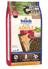 Bosch Petfood Adult Lamb & Rice (High Premium) 1kg kaina ir informacija | Sausas maistas šunims | pigu.lt