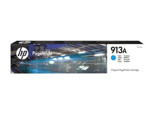 Картридж для принтера HP 913A (F6T77AE), голубой цена и информация | Картриджи для струйных принтеров | pigu.lt