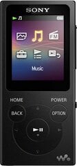 Sony Walkman NW-E394B, 8GB, juoda цена и информация | MP3-плееры | pigu.lt