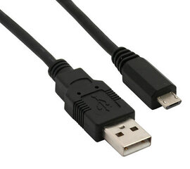 Кабель 167/1 USB-microUSB, 1 м цена и информация | Кабели и провода | pigu.lt