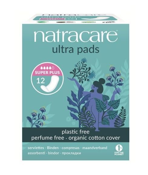 Higieniniai paketai Natracare Ultra Super Plus 12 vnt. цена и информация | Tamponai, higieniniai paketai, įklotai | pigu.lt