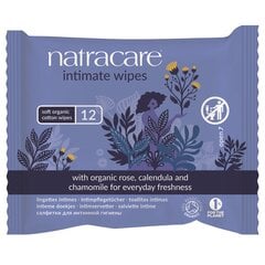 Intymios higienos servetėlės Natracare 12 vnt. kaina ir informacija | Intymios higienos prausikliai | pigu.lt
