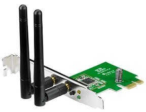 Адаптер Asus PCE-N13 Wireless PCI-E  цена и информация | Адаптеры, USB-разветвители | pigu.lt