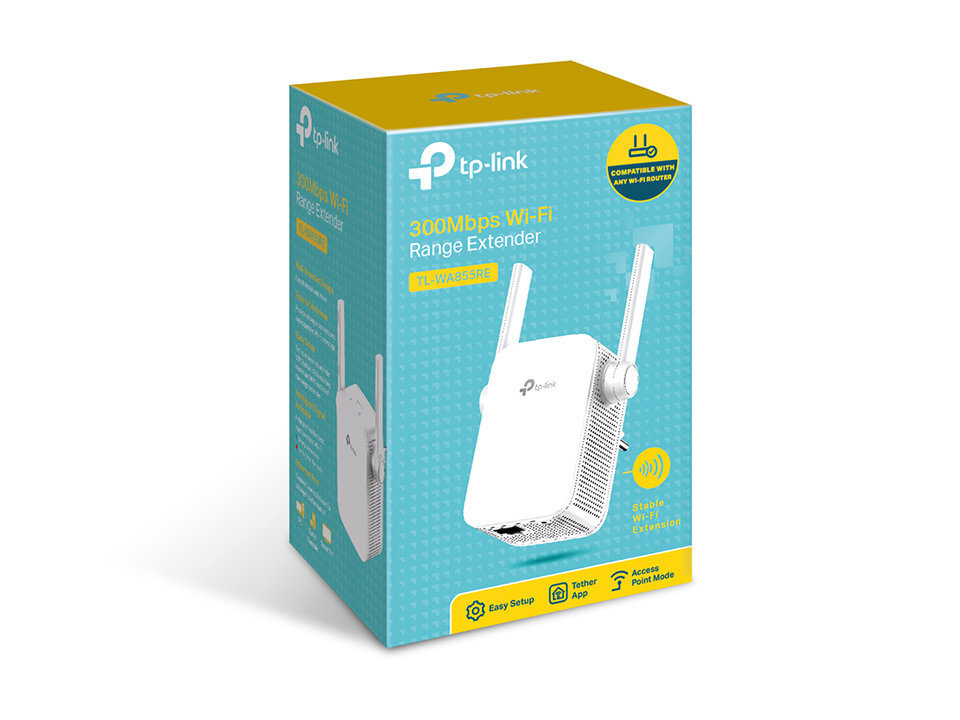 TP-Link N300 WA855RE цена и информация | Signalo stiprintuvai (Range Extender) | pigu.lt