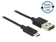 Delock - Kabel Micro USB AM-BM DUAL EASY-USB 50cm kaina ir informacija | Kabeliai ir laidai | pigu.lt