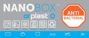 Коробка для хранения вещей Orplast NANOBOX, 1,15 л цена и информация | Посуда для хранения еды | pigu.lt