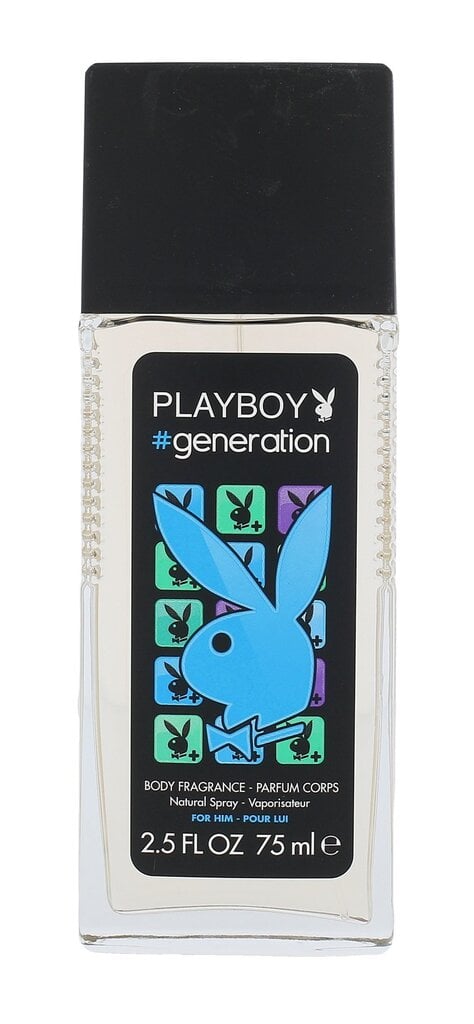 Purškiamas dezodorantas Playboy Generation For Him vyrams 75 ml цена и информация | Parfumuota kosmetika vyrams | pigu.lt