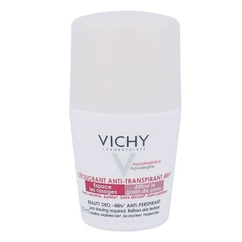 Rutulinis dezodorantas moterims Vichy Beauty 48h, 50 ml kaina | pigu.lt