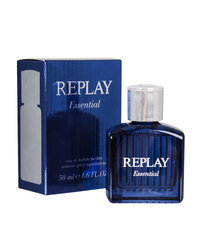 Tualetinis vanduo Replay Essential for Him EDT vyrams 50 ml kaina ir informacija | Kvepalai vyrams | pigu.lt