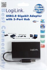 LogiLink UA0173 цена и информация | Адаптеры, USB-разветвители | pigu.lt