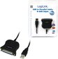 LogiLink USB - DSUB-25pin, 1.5m цена и информация | Adapteriai, USB šakotuvai | pigu.lt